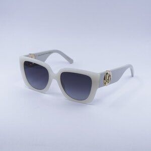 Marc Jacobs MARC 687/S 0SZJ 9O Sunglasses Ivory Square Frame, Grey Lenses